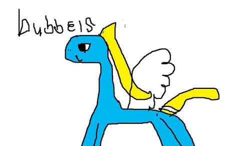 sre i love hoerses that would be cool and i will i dont thnik this is a cool pic of bubbels as a hoerse