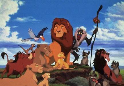 I love Lion King, i see this filme so many times, and today i still seeing the filme.
I love it.