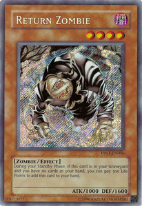  Return Zombie but its effect is hard to use and it returns to your hand best i could do hope it helps