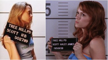 As far as I know, Haley has been arrested 2 times: in ep 3x09 & 7x05 When she says 'that would be my 4th strike', that would mean that there also was a 3rd. But I can't of a 3rd right now