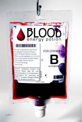  whta do آپ think of the new blood energy drink?