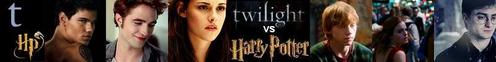 Here's a suggestion! (Bigger version [url=/spots/harry-potter-vs-twilight/images/10982769/title/twilight-vs-harry-potter-banner]here) [/url]

P.S. Is there any way we can change the banner through fanpop without the person who created the spot? 
