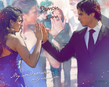 I like Damon and Elena because they are so funny together and so cute :) There are always some aciton going on. With stefan, i like his charater but I feel he is kinda like the stalker type story like edward cullen, and woops they are suddenley in love and girlfriends almost the same day they met (or he has been "spying" (stalking) her for some months.) Idk. Delena <3