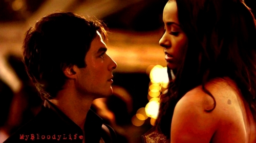 It's an old song but a perfect one to describe Damon & Bonnie's passionate love!! It's also one of my favorite songs!!!

"Crazy on You" by HEART (clip from the second verse)

"My love is the evening breeze touching your skin 
The gentle sweet singing of leaves in the wind 
The whisper that calls, after you in the night 
And kisses your ear in the early moonlight" 

"And you don't need to wonder, you're doing fine 
My love, the pleasure's mine" 

"Let me go crazy on you, crazy on you 
Let me go crazy, crazy on you" 

