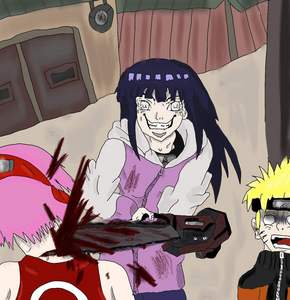  Does Hinata scare Du in this picture? Warning: Gore
