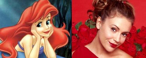  Okay, I have a semi-question- I know that Ariel was based partly on Alyssa Milano when she was young, I saw it with my own eyes- there is a picture of her on Glen Keanes Drawing Board- so why do some people say NO ABSOLUTELY NOT. Any thoughts?