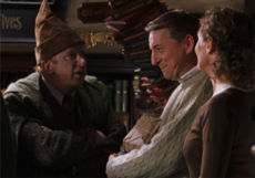 I think it's AWESOME!


[i] Hermione's parents with Arthur Weasley in Flourish and Blotts. [/i]