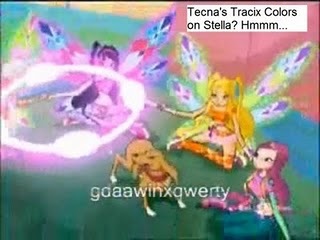  ok,here r a few pics that I found on 구글 wen i typed up any fairy with traci wings.4 example;"Tecna with Tracix Wings"Heres a pic i found of Musa and Stella in Tracix.*Ignore the caption*If u want 더 많이 "Winx Tracix"pics,Ill 업로드 them onto the Winx site. Hope I helped!:D