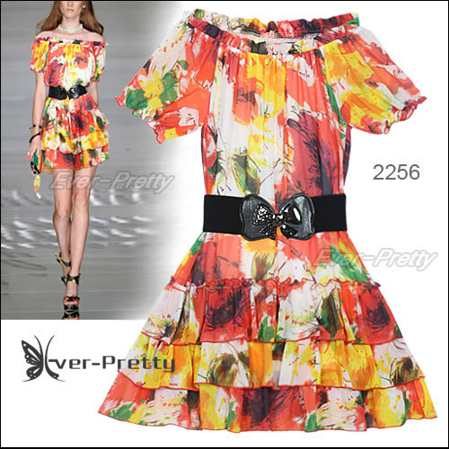  I think 花 print dresses will be the fashion trend of summer dress.