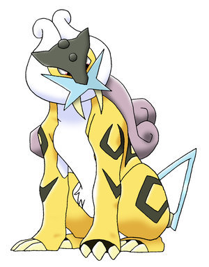 Raikou!! <3
But if not that one I'd have Lugia, Groudon or Mewtwo.