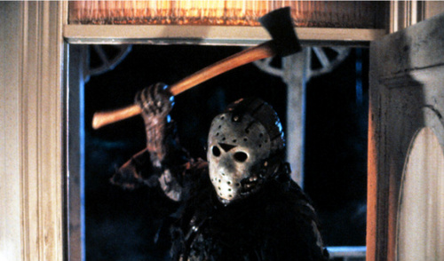 Jason, he has killed more people and has more movies, plus the kills he makes shows much gore.
and jason hs been hurt so many times and just walks on.
the amount of people jason has killed is 158, including the remake from 2008.
theres even a video on youtube called Friday The Thirteenth: Jason Bodycount, watch it and you'll see how gruesome it is.