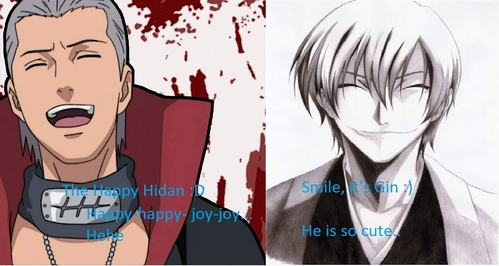  Ooo..so hard to chooossseeee!!! I would prefer Hidan from Narutoe though. I'm a sucker for the violent ones.. oOooo, atau gin from Bleach.. Total hotness, I like a guy who smiles. (sorry if the picture sucks, I made it really fast for this..Hehe)