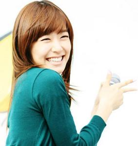  Tiffany of course. shes my idol! and her cute eyesmile brightens everything.