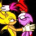  they are Friends not in Amore blaze is with sonic