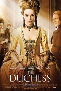  The Duchess, its a great movie(my opinion) Ты should watch it anyway though.