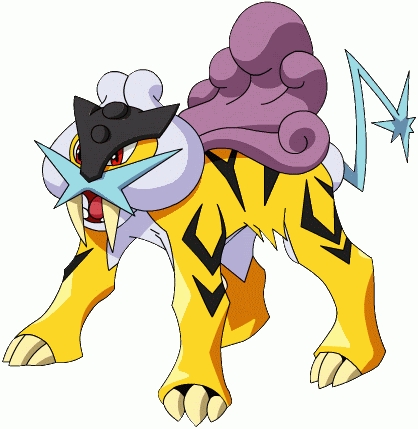 Raikou, or if not, Palkia. Both are totally cute. ^^