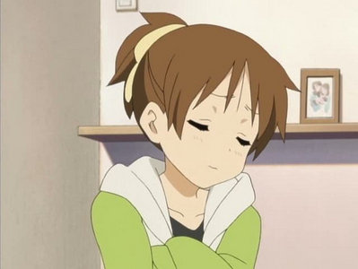  I think like Yui´s sister Ui!!! they are from K-ON!!! but my pony tail is a little meer large