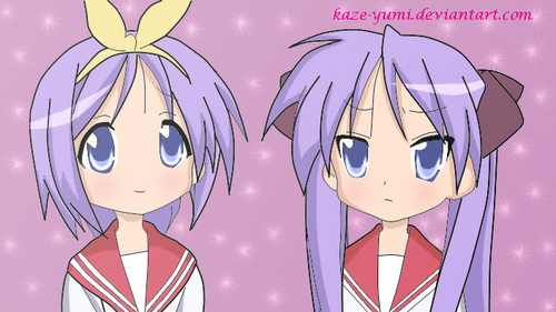 Tsukasa and Kagami from Lucky star and
Plusle and minun from Pokemon!!!
