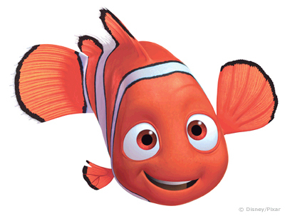 land animal: something with wings ...a butterfly or some type of bird .. because their free and can fly :D

sea animal: clownfish :3
lol nemo all the way x]

