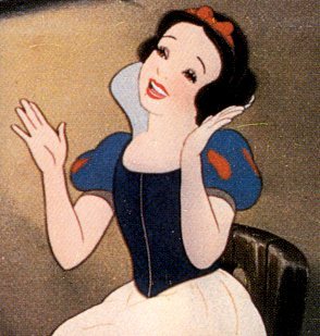  Now that 당신 mention it, Snow White looks a little different too. She looks a little 더 많이 detailed. I think it's her eyes.