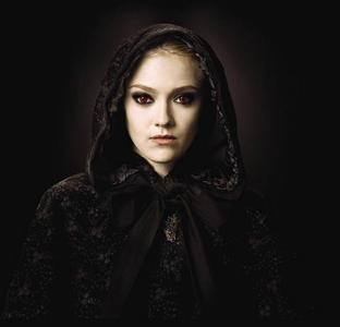  Jane " Edward Killer" Volturi. And of the trio I think Jacob is least pathetic. She has Voldy eyes RED OOOH Scary **shivers** :p