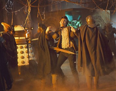 The Cybermen are defintely coming back, the ones from the parallel universe, also the New Daleks, possibly the old Daleks, the original cybermen, autons, judoon, hoix, sontarans, sycorax, roboforms (the robot santas but not dressed as santas), weevils from Torchwood, River Song, Rory and many many more, reportedly. 