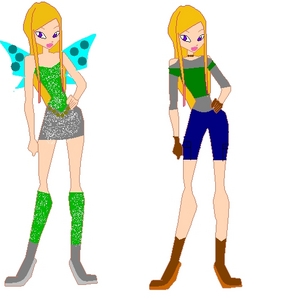  Name: Terra Age: 16 Planet: Earth Who r u daughter of: Roxy! Power: powers over rocks (like moving rocks and that stuff) and animals! Looks: long blond hair, light skin, blue eyes, Status: princess Personality: She is funny and nice with eveyrone! She loves to meet new people and be friend with them. she can be a lil bit annoying but she is a great friend. Bio: Terra was born on Earth (like roxy) She have powers over rocks because the sister of her father (I invented he father if that is ok) give Terra her powers before she die. Terra´s father die when she was 5 years old so she lived the rest of her life with her mother. She have animal powers like Roxy so she can talk to them and all tha stuff. She can control rocks, make them fly and make awesome things with them.