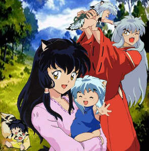  Inuyasha and Kagome KISSED and Kagome wished for the jewel to disappear forever so the shikon jewel was destroyed. Then kagome was forced to go home, and then the well stopped to work. Then after 3 years the well worked and kagome asked her mom if she can stay there,her mom کہا yes and then she went inside and Inuyasha was waiting on her. Sango & Miroku have 3 kids (1 Newborn baby boy and twin girls)& Shippo went off to train to be a strong demon. Kohaku got a new weapon and went off to go train as well with Kirara, Rin now lives with Kaeda, Sessh. Brings / visits Rin all the time. Souta(looks hot lol) Kagome دوستوں are in college. And Kagome and Inuyasha are Married =) YAAAAAY (sorry 2 spoil anything for you.) P.s - Isnt the pic ADORABLE lol