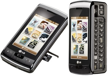  This one is mine, it rocks! its the lg nv touch phone from verizon wireless.