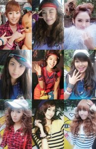 1. Tiffany: her cute eye smile!!!
2. Yuri: her lively-ness
3. Seohyun: her shyness and pure innocence
4. Jessica: her aurora around her
5. Taeyeon: her kid-like body and kid-like leadership
6. Sooyoung: her charisma
7. Yoona: her innocence and skilld in dif. things
8. Sunny: her cutness and aegyo
9. Hyoyeon: her passion and expression for dancing