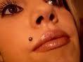  wen i get older i want my nose my tongue and i want one above mi lip like the pic!!!!!