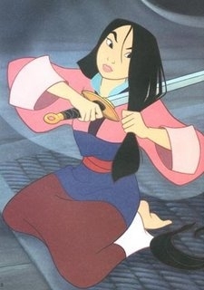 there are so many good ones but the first one that came to mind was that scene in mulan when she decides to go to war in place of her father. i adore the score!!! it's just so perfect! and the animation is great too! when i rewatched mulan i remembered every single image of that scene from my childhood