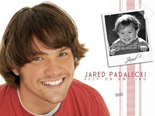  That is Jared as a baby in the corner and all grown up