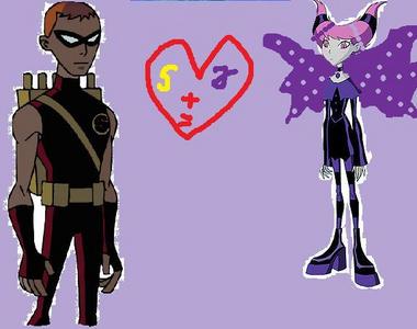 Name: jinx
Age: 17
Power: bad luck
Planet: Earth
From what cartoon: Teen titans
Parets: don't remember
Bio: she wus evil.but now she is good.sheloves speedy
Hates: teen titans
Likes: praktis on her powers.be whit speedy
Pick: 


 

Name: speedy
Planet: Earth
Parents: none
Fron what cartoon: Teen titans 
Power: fast firing all sorts of archery arrows
Bio: he wus good but now he is evil.jinx is trying to help him get beck to a good side
Hates: teen titans.
Likes: jinx,TV
