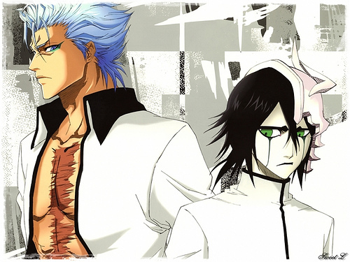 I'll have Grimmjow and Ulquiorra because they are awesome.