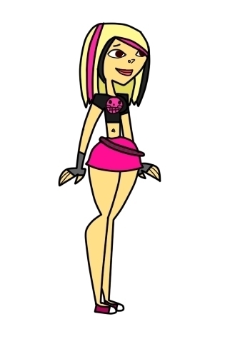 mee plzz ! liikkee thaa harr make it all black and on thaa bottom make it pink and sum pink bangs 2'u and tha goold t-shirt w a pink b and well make it as much barbie lyk as  yu can plz all give yu anythin yu want !