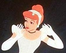 Why was Cinderella's hair color changed from its original burnt orange color to blond?