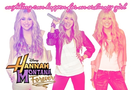 Here's mine. Took me about 30 min.
Artist: Hannah Montana
Program Used: Photoshop Elements 8
Quote: “Anything can happen for an ordinary girl” from Ordinary Girl
Time: 30 min.
