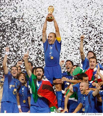 one of these.......
#1 GERMANY
#2 SOUTH AFRICA
#3 BRAZIL





I LOVE ITALY THEIR AMAZING 

italia
too bad their out
