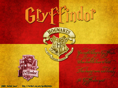 Hmm, well i would end up in Gryffindor or Ravenclaw. Seems like its a wish to be on Gryffindor, but thats not why i would end up there - for sure :) - im brave, strong wilded and i am a social butterfly who loves to win, but i don't strain for it with things that hurt others. Still im very ambitious and love to find out knew things, and many people would gladly call me hard working - but like a Gryffindor, it changes from day to day. So Gryffindor in the end :D