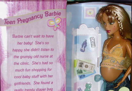  I am a teen pregnancy barbie!!!!!!!!!!!!!!!!!!!!!!