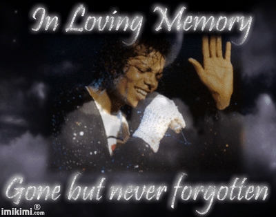 Wow today is June 25th, time goes by fast, I can't belive it has been a whole year. Personally I think that people shouldn't cry and be sad about this day, I think that they should celebrate his life and be happy about it. I love you Michael, R.I.P you overachiever lol. :)