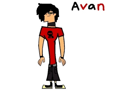  i was wondering if Du can draw avan and courtney but courtney mad at him though avan is this guy below