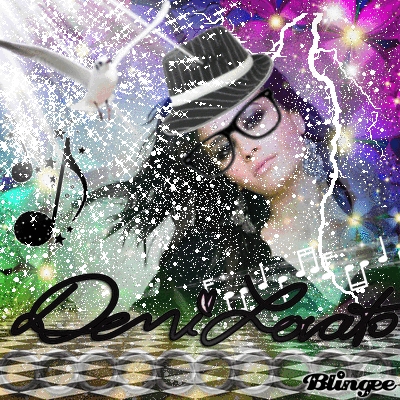  Ok mine isn't a drawing any more... Um yeah I've never done this type of thing before so well anyways: http://blingee.com/blingee/get_code/113588723?image=646180079 Here's another one not as good but here. Another fan art I created. http://blingee.com/blingee/view/113538869-Demi-gots-her-some-blingyy