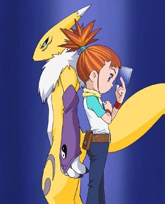 Matt and Gabumon... independent and lone wolves
Gatomon and Kari... so cute! <3
Rika and Renamon... They're my fav! Rika was protective of Renamon and Renamon was the same for her.