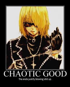  Whatever I can get away with. Whatever it takes. ;) I fucking 愛 Mello from Death Note, btw.