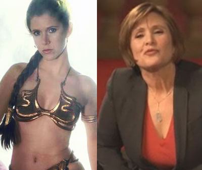  PEOPLE! DOES NO ONE LIKE CARRIE FISHER? She has her own Fanpop spot and the poor woman only has six fans. I know there has to be fanboys out there who had bikini clad dreams about her/ или girls who admire her wit.