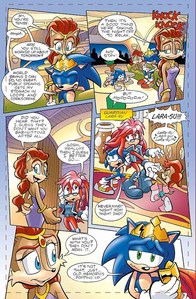 I love this cople because sally does not obsess over sonic like amy does. I like this cople because the archie people alretty made 4 comics were sonic and sally are married and have 2 kids, sonia and manic, (sonic undergrond people i know) they both run fast like sonic, sonia is like sally but has the attitude of sonic, manic is like sonic but he is smart like sally. Read  these 4 comics to find out everything. sonic universe 5-8.
