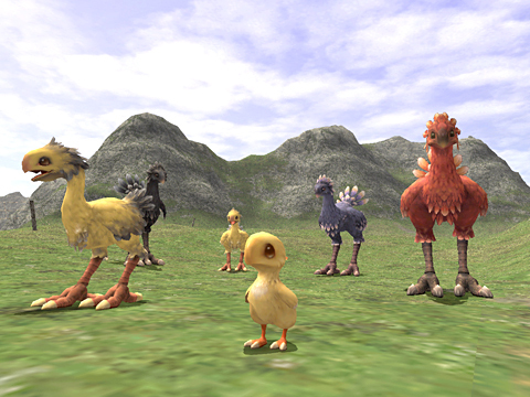  Sure, how can te not Amore chocobos :)