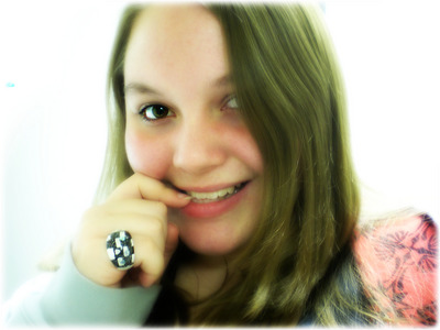  My name is Megan and I hate it!!!! >:[ But here's me!! :) <3 An Edited foto oleh me of me. :) It's very bright and i like it. I miss that ring... :(
